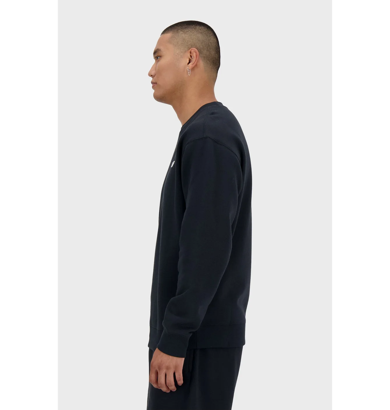 Світшот чоловічий New Balance Sport Essentials Fleece Crew Black MT41510-BK