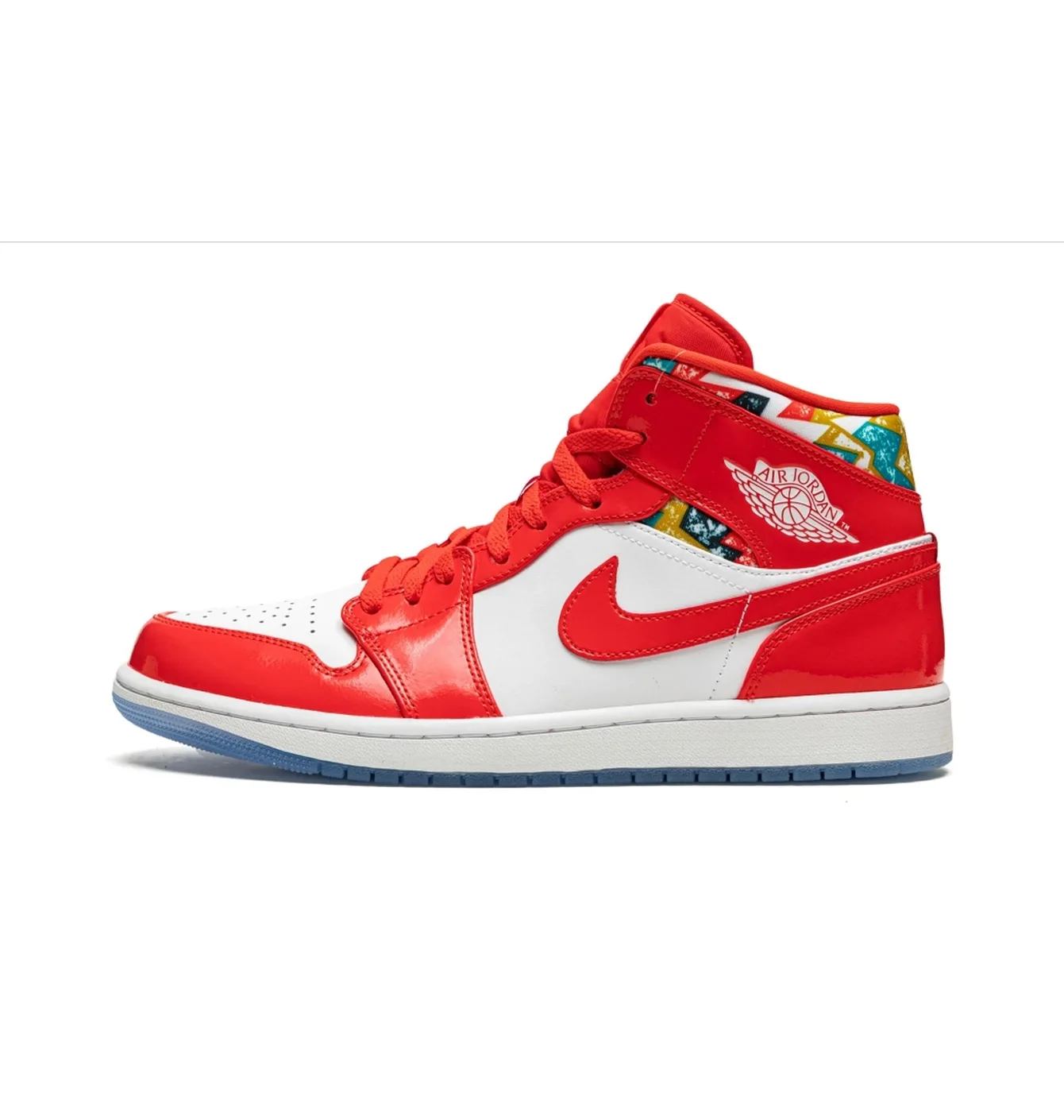 Кросівки чоловічі Air Jordan 1 Mid Se White/Red DC7294-600