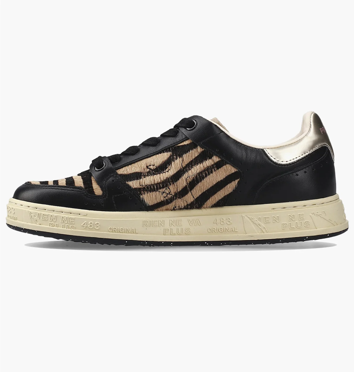 Кросівки жіночі Premiata Quinn Var.7656 Black/Brown QUINND-7656