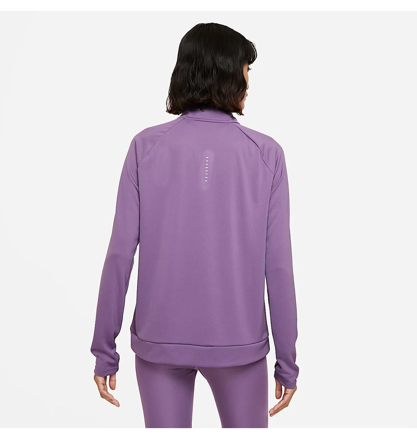 Лонгслів жіночий Nike Dri Fit Swoosh Run Violet DD4902-574