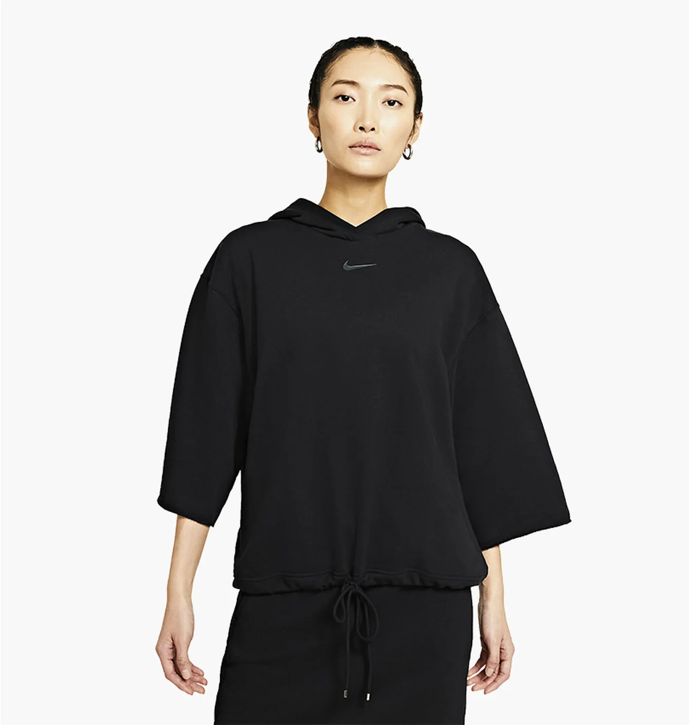 Худі жіноче Nike W Nsw Icn Clsh Ss Hoodie Ft Black CZ9332-010