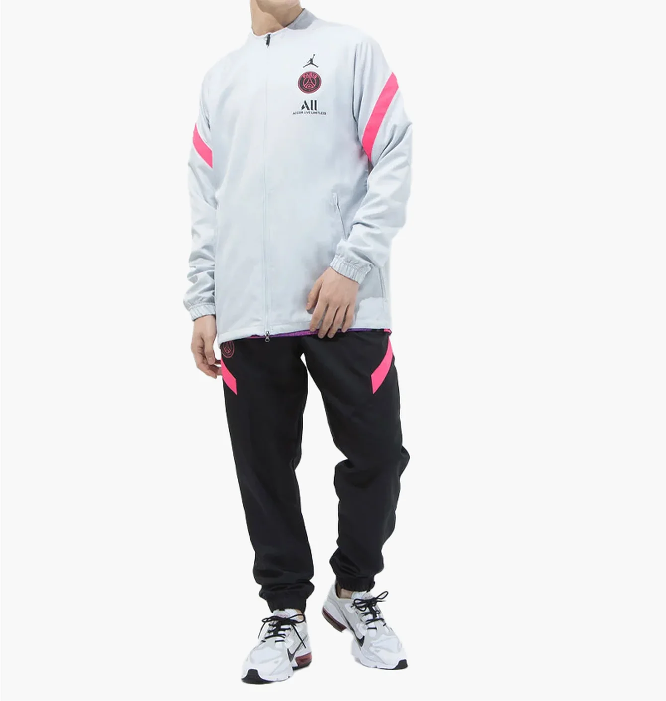 Спортивний костюм чоловічий Nike Psg Mdry Strke Trksuit Light Blue/Black CW1665-043