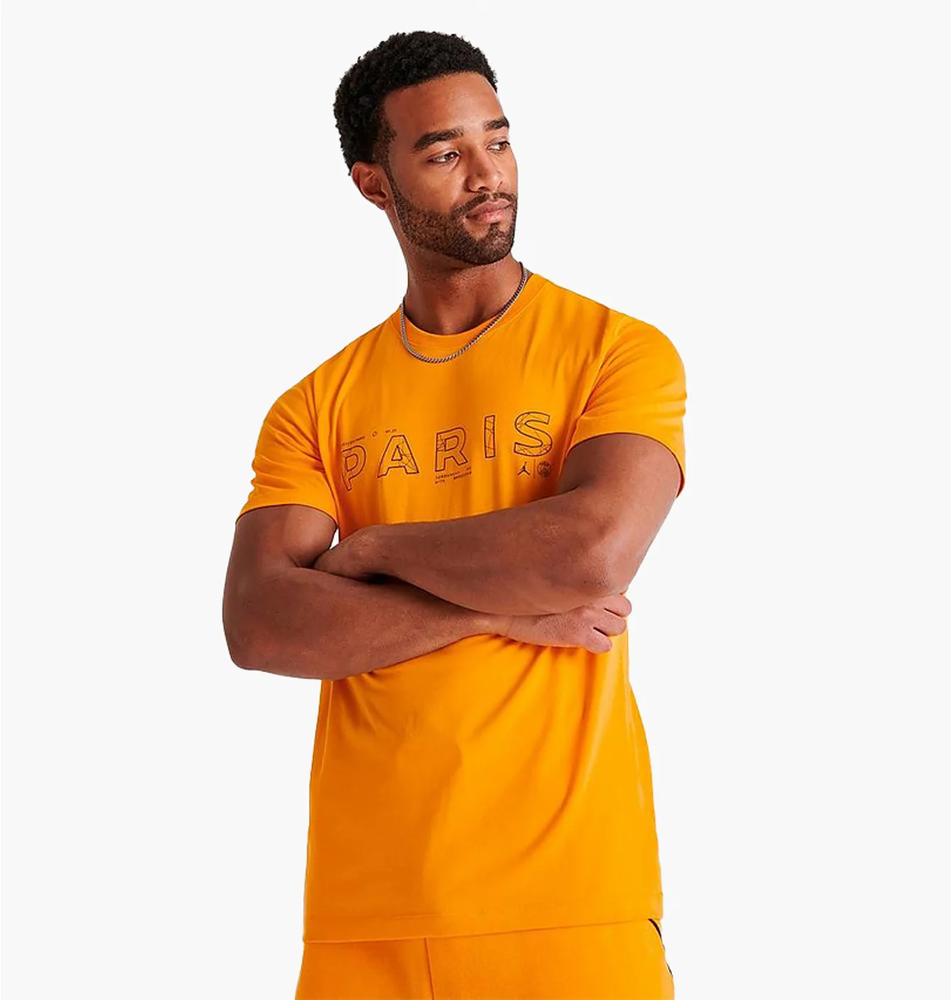 Футболка чоловіча Air Jordan Paris Saint-Germain Alternate T-Shirt Orange Dv0634-705
