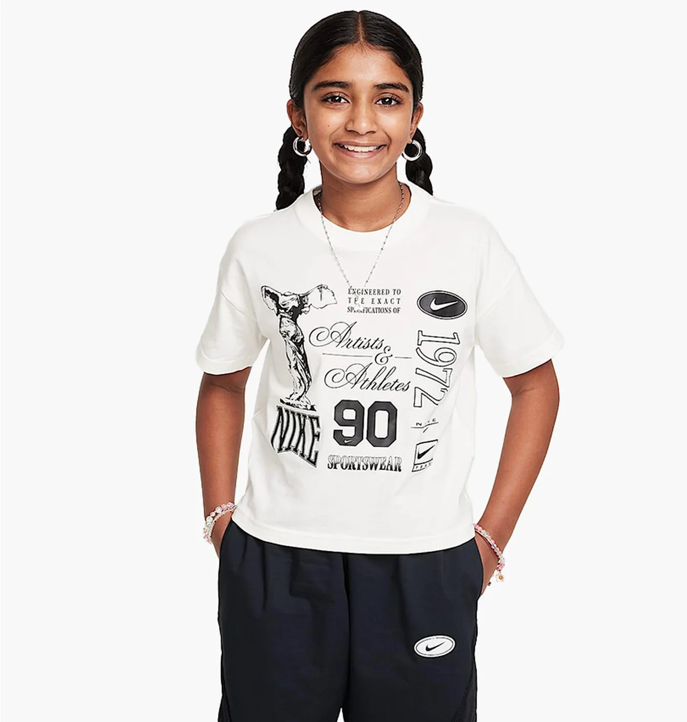 Футболка дитяча Nike Sportswear T-Shirt White HM6306-133