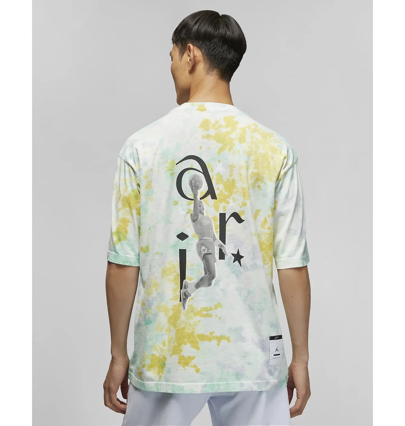 Футболка чоловіча Air Jordan M J Sprt Dna Stmt 85 Ss Crew Camo/Green Dm1454-530