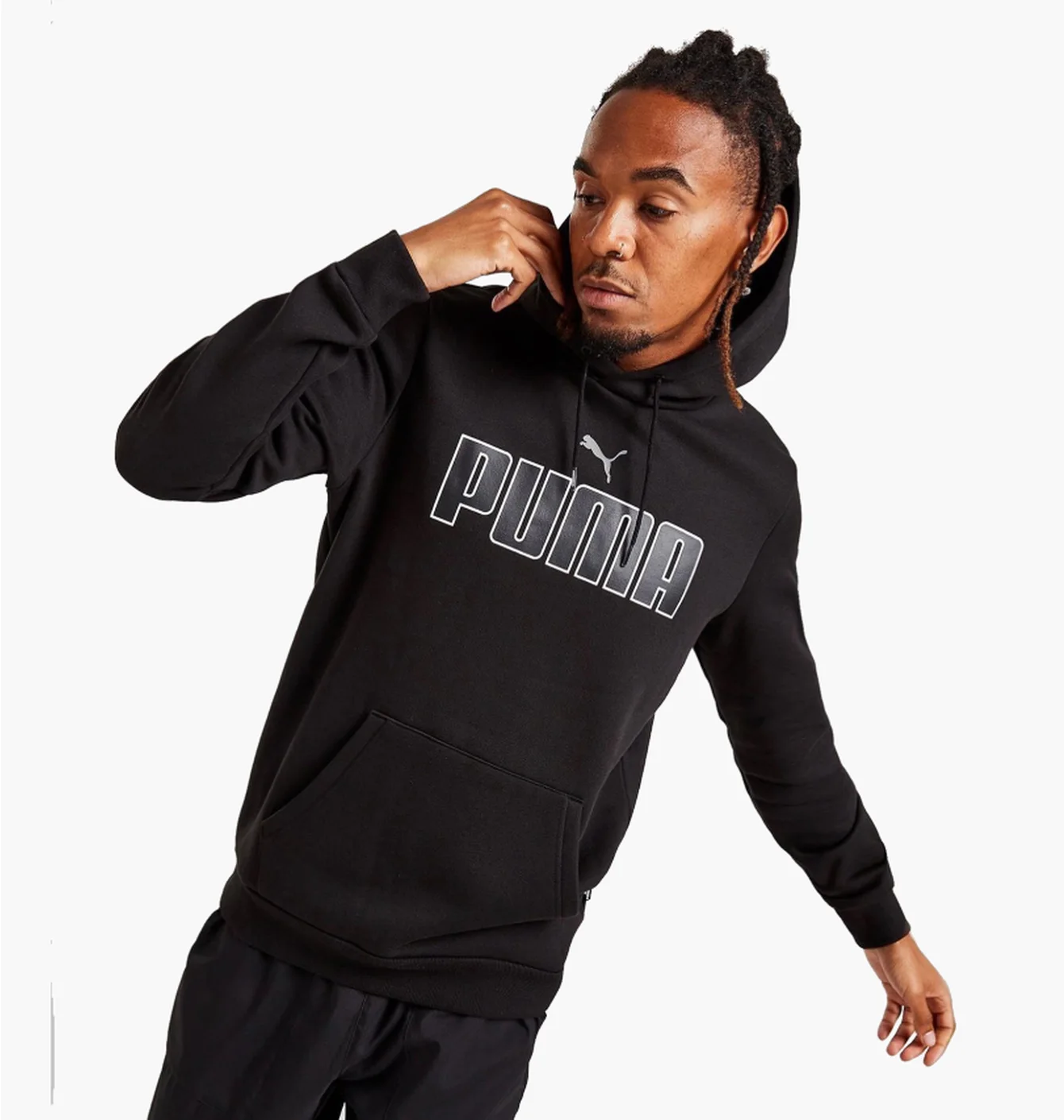 Худі чоловіче Puma Core Large Logo Black 845960-03
