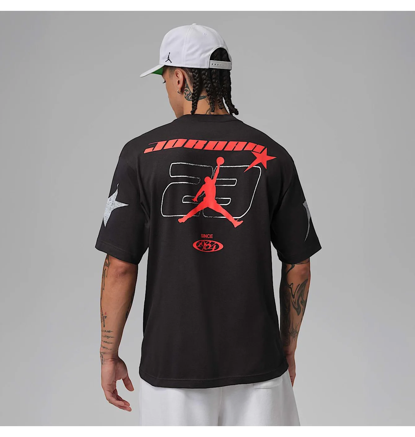 Футболка чоловіча Air Jordan Star Graphic Crew Black IQ0782-045