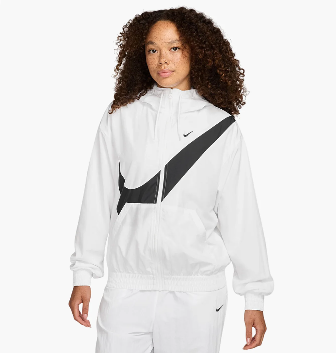 Вітровка жіноча Nike Clssc Wvn Uv Fz Logo Jkt White HM8971-100