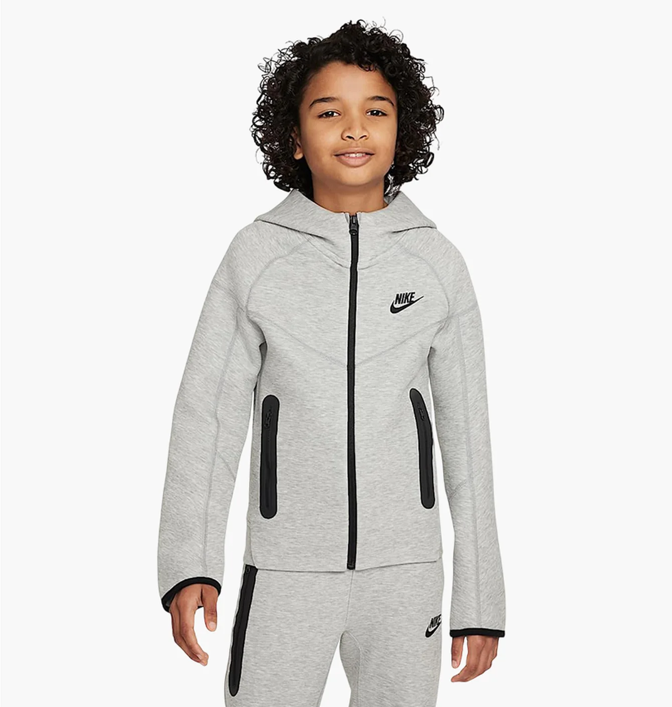 Толстовка дитяча Nike Sportswear Tech Fleece Grey FD3285-063
