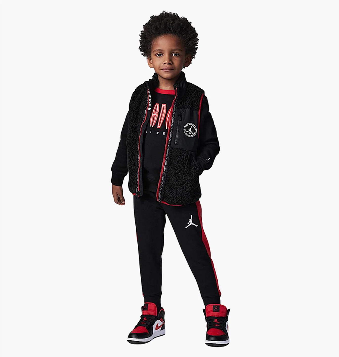 Спортивний костюм дитячий Air Jordan Mj Mvp Statement Fleece Black/Bordo 85B725-023