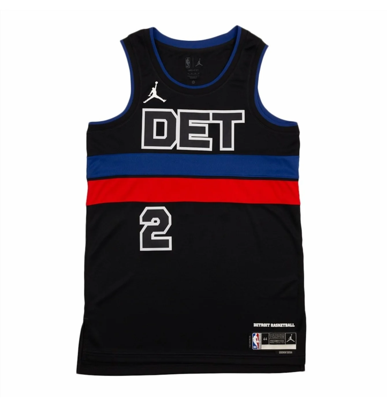 Майка чоловіча Air Jordan Dri-Fit Nba Swingman Jersey Detroit Pistons Statement Edition Cade Cunningham Black DO9525-426
