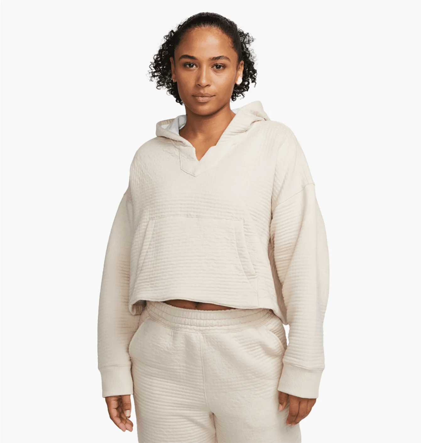 Худі жіноче Nike Yoga Luxe Beige DV9179-126