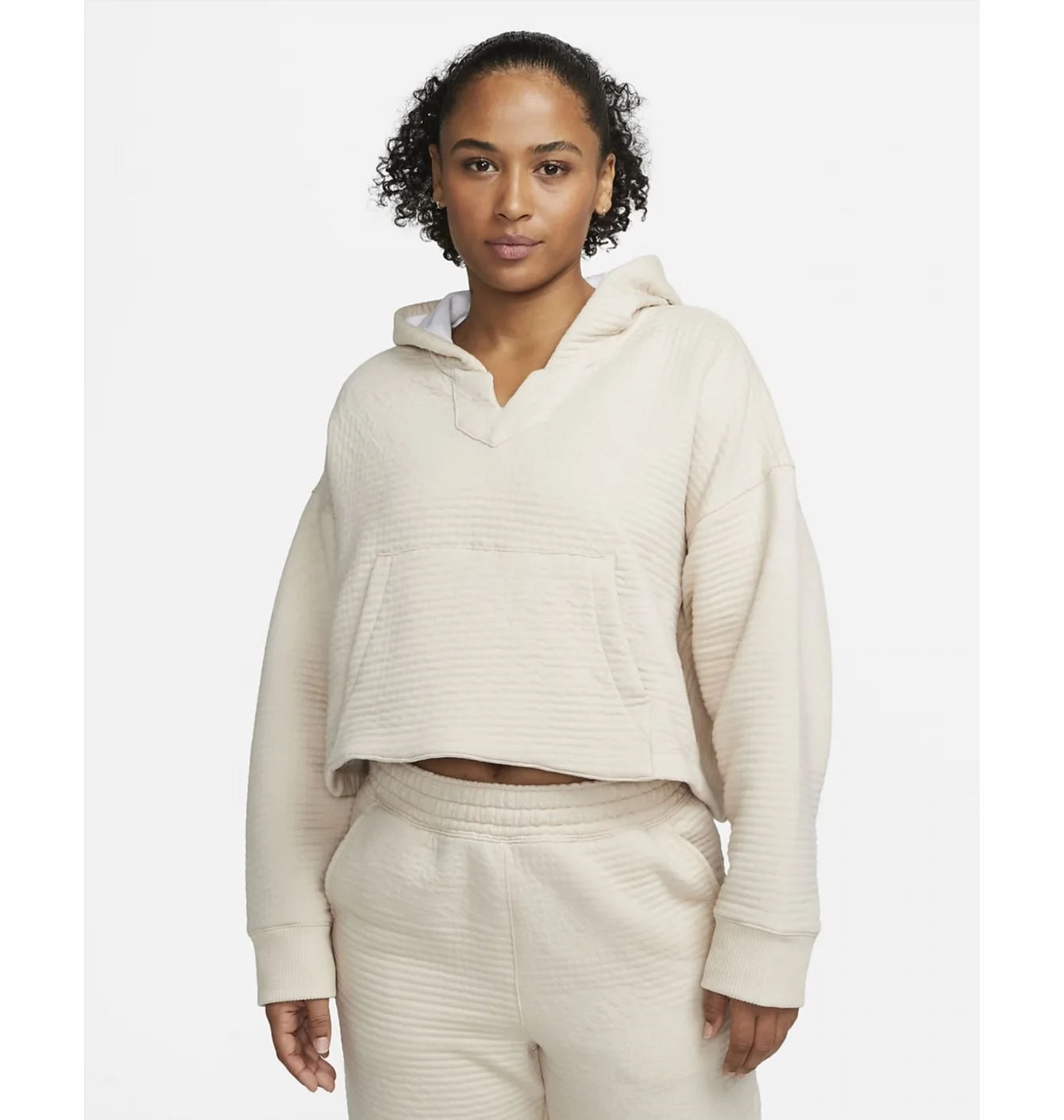 Худі жіноче Nike Yoga Luxe Beige DV9179-126