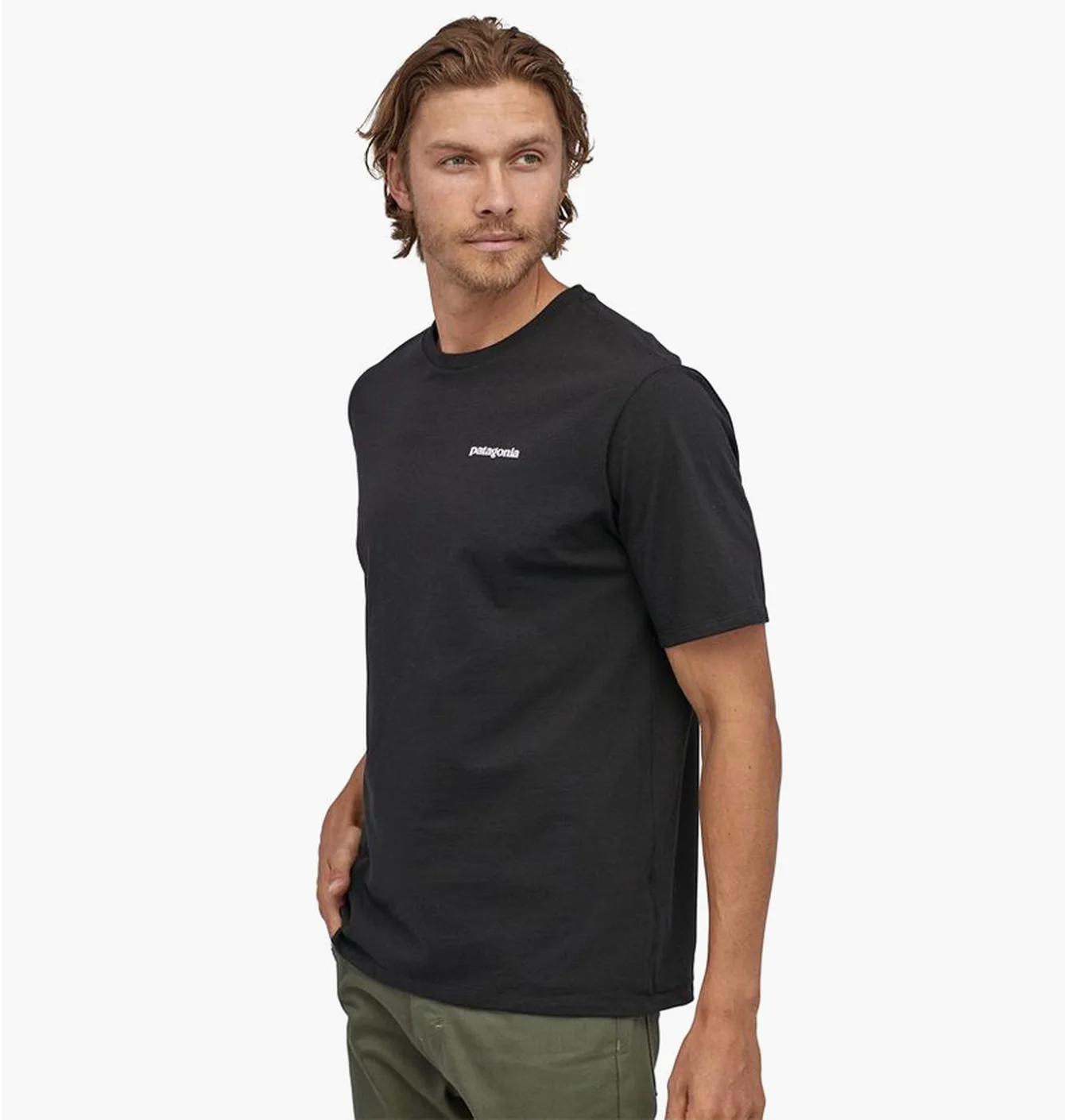 Футболка чоловіча Patagonia P-6 Logo Responsibili-Tee Black BLK38504