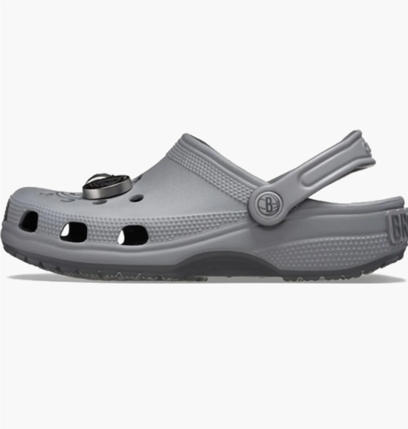 Тапочки унісекс CROCS Nba Nets Elevated Classic Clog Grey 210255-90H