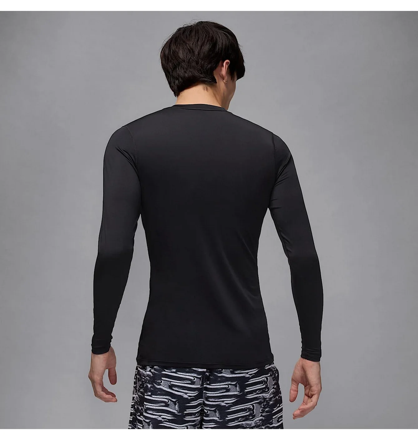 Лонгслів чоловічий Air Jordan M Df Sprt Ls Baselayer Black HQ8683-010