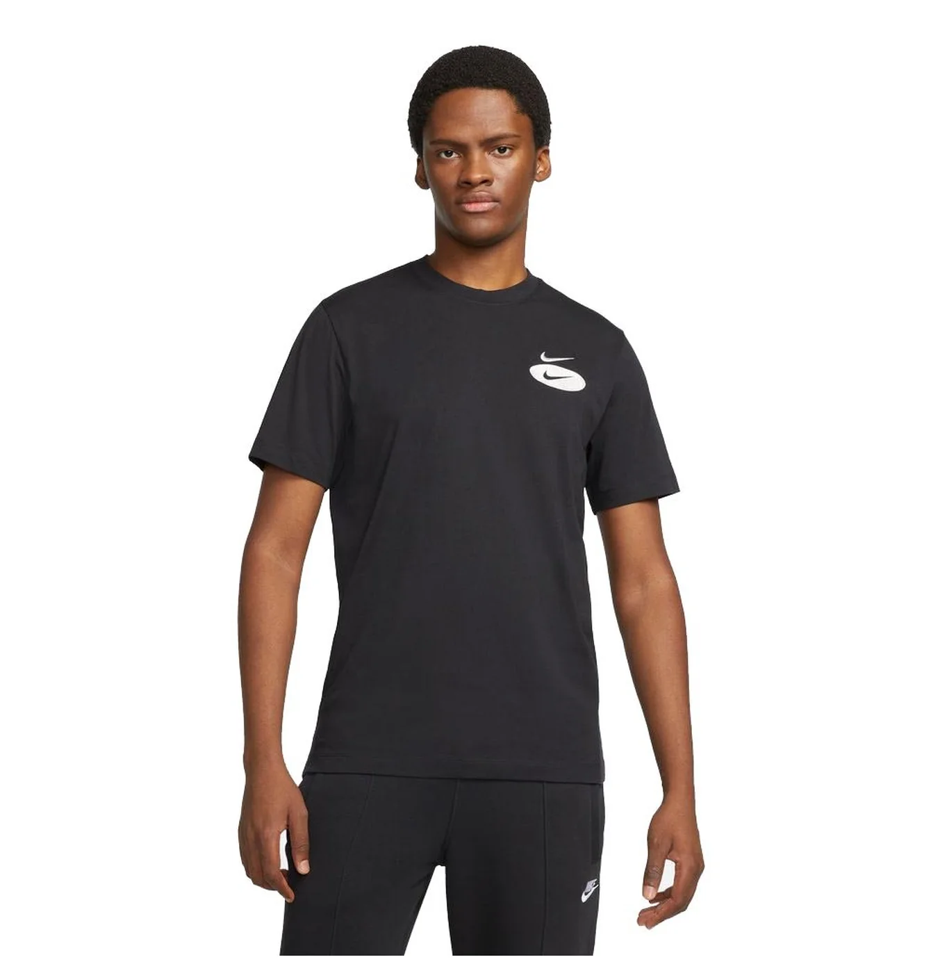 Футболка чоловіча Nike Nsw Swoosh League Tee Black DM6341-010