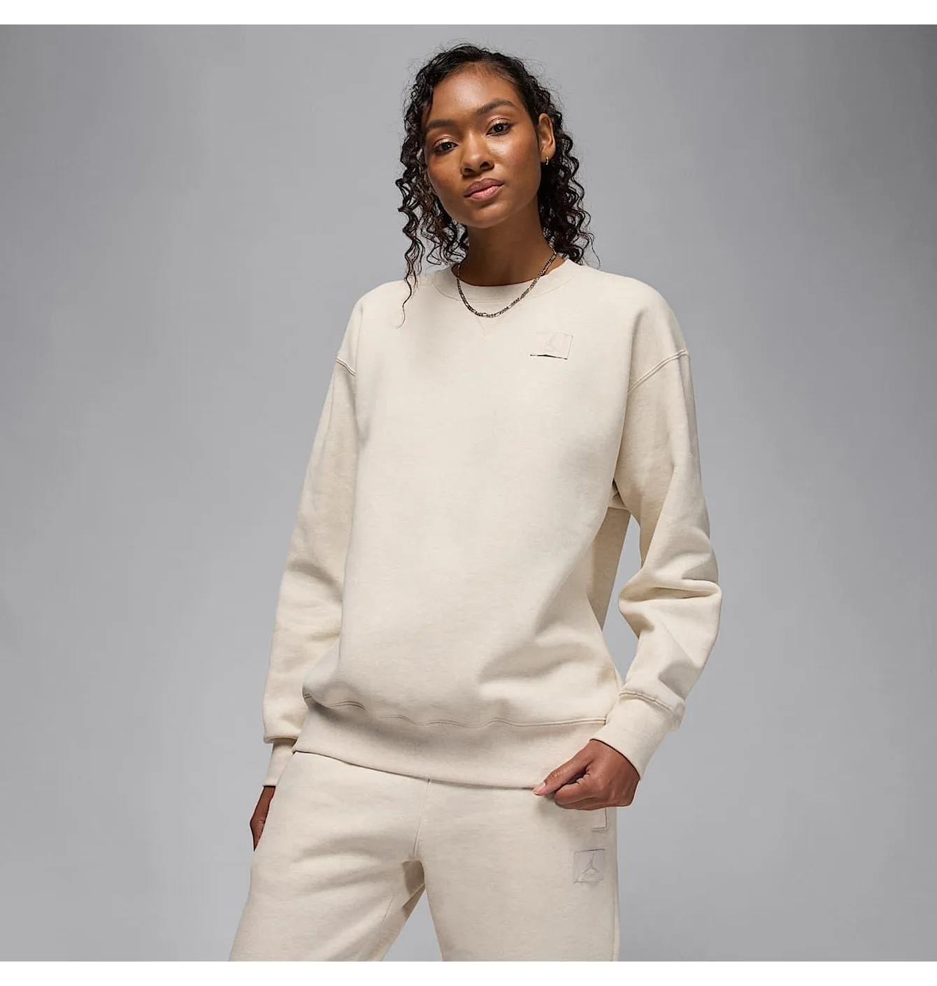 Світшот жіночий Air Jordan Flight Fleece Beige FV7053-104