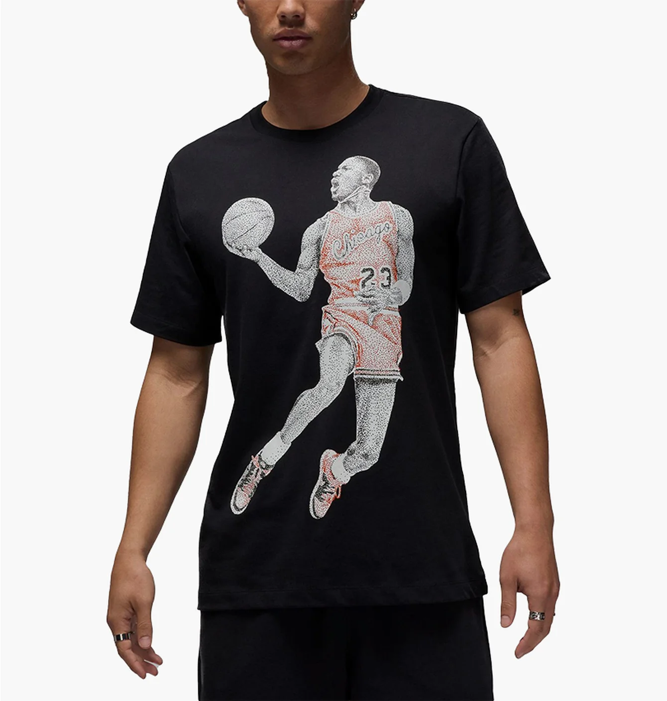 Футболка чоловіча Air Jordan Brand Dot Mj Ss Black FZ1936-010