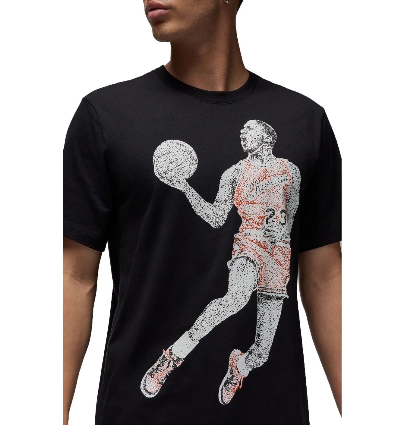 Футболка чоловіча Air Jordan Brand Dot Mj Ss Black FZ1936-010
