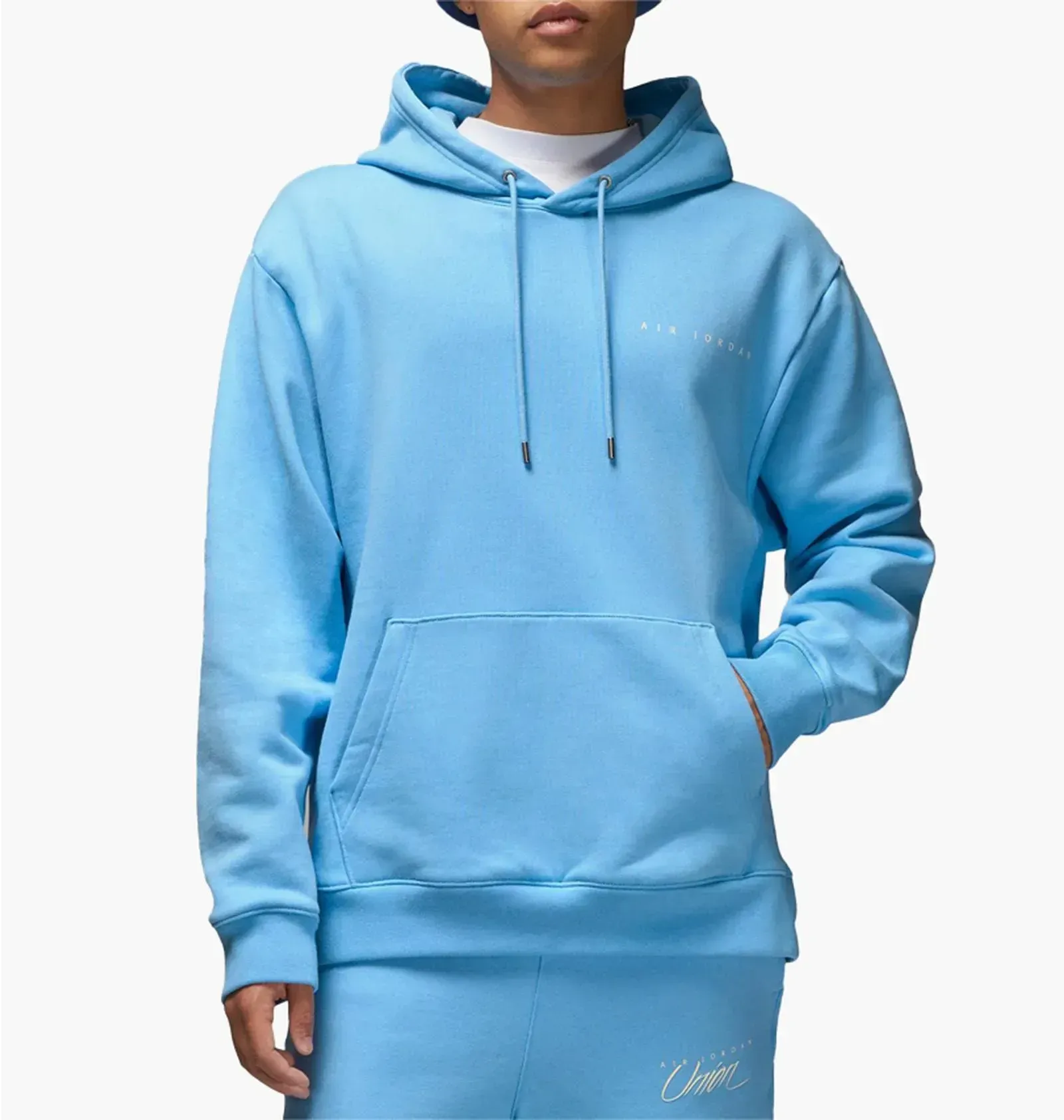 Бомбер чоловічий Jordan Fleece Hoodie X Union (DV7334-496)
