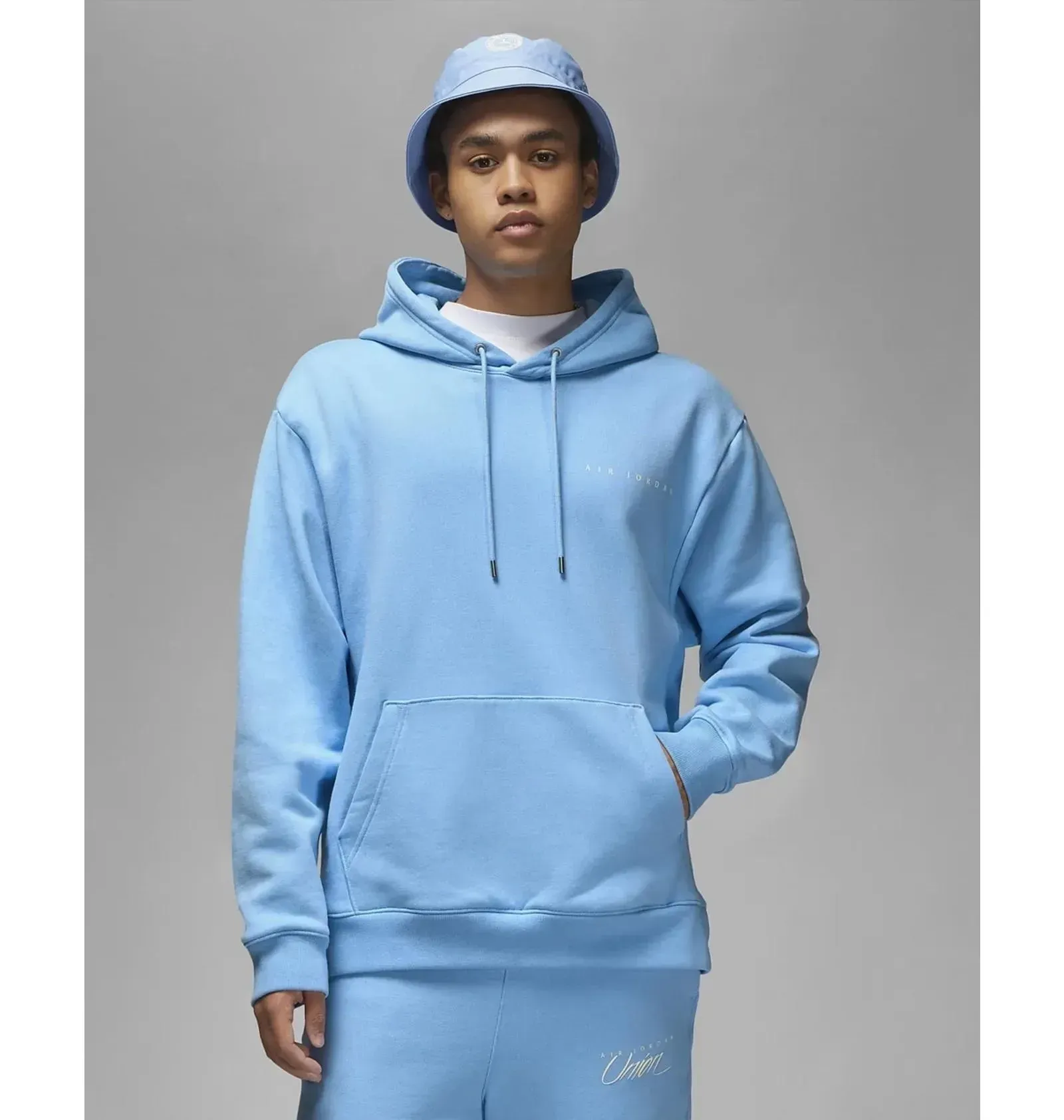 Бомбер чоловічий Jordan Fleece Hoodie X Union (DV7334-496)