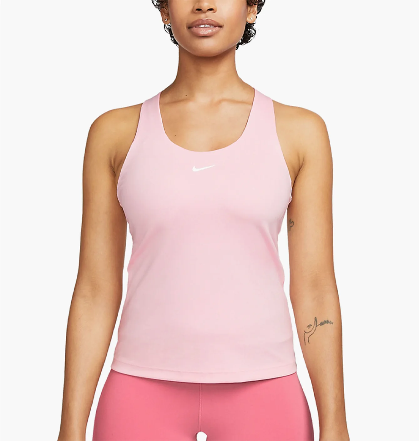 Майка жіноча Nike Wdf Swoosh Bra Tank Pink Dv9897-690