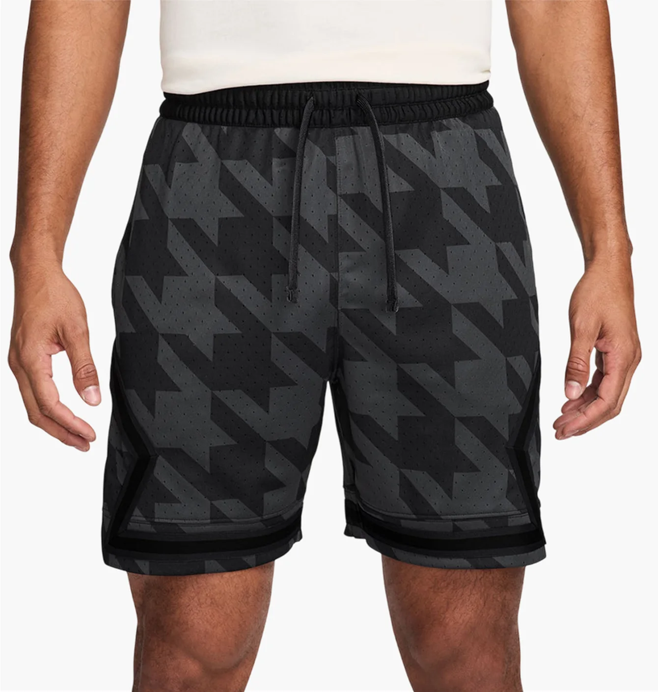 Шорти чоловічі Air Jordan Printed Diamond Black/Grey FV8616-010