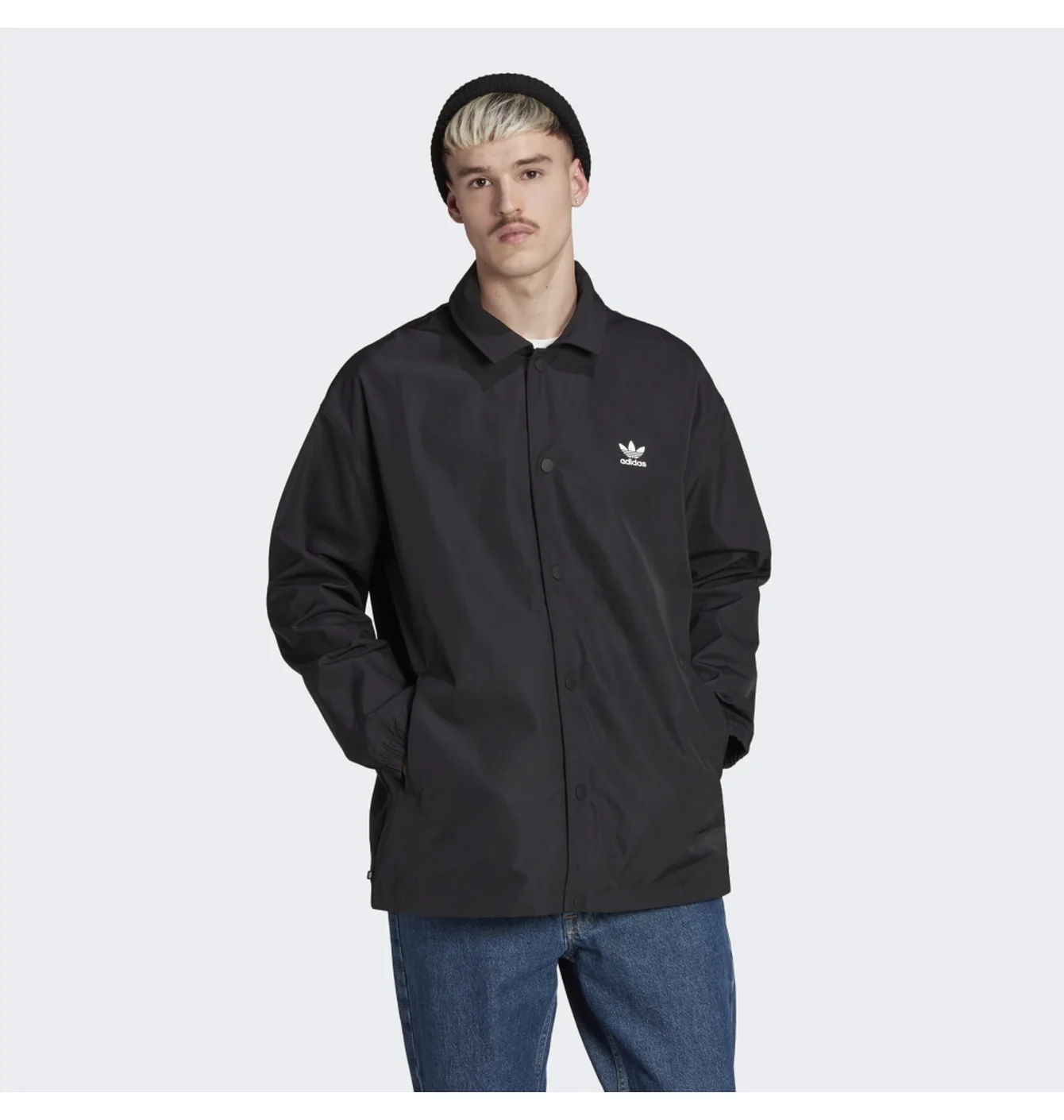Куртка чоловіча Adidas Adicolor Classics Trefoil Coach Jacket Black Ia6371