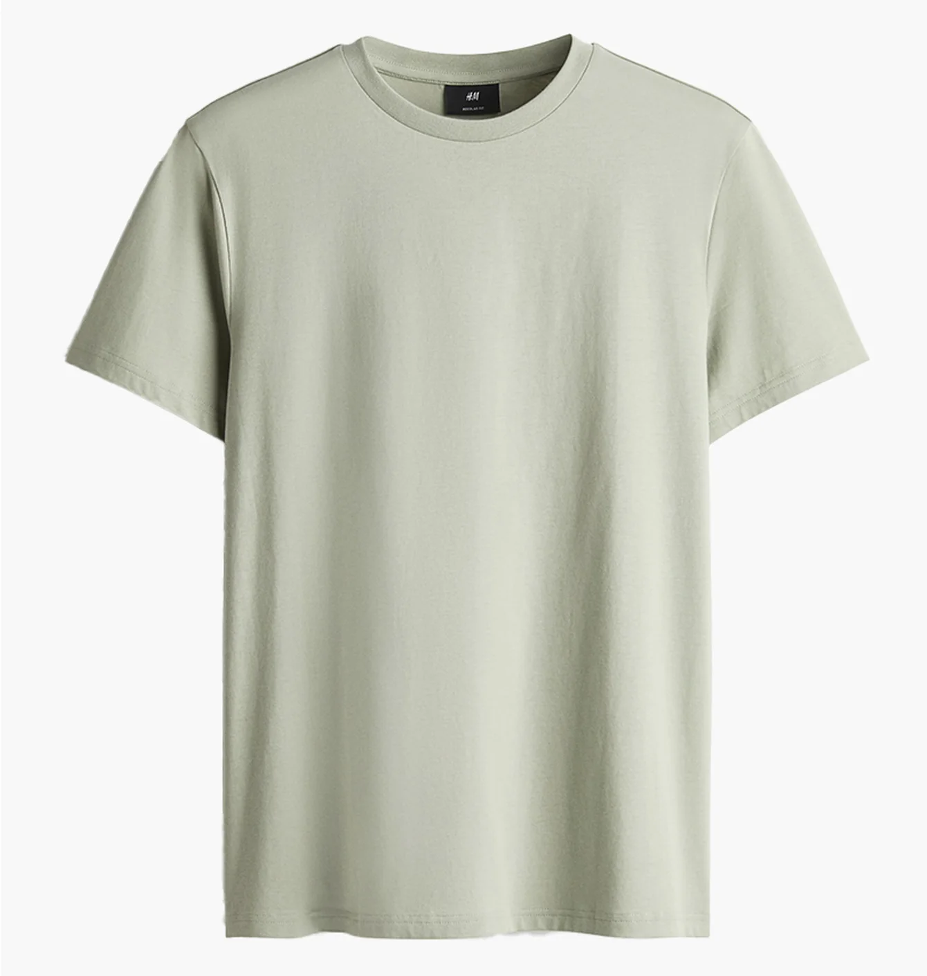 Футболка чоловіча H&M T-Shirt - Regular Fit Grey 0685816265