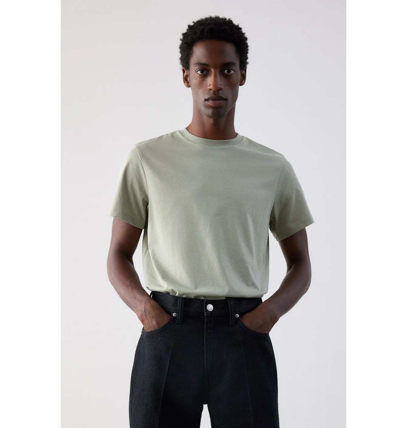 Футболка чоловіча H&M T-Shirt - Regular Fit Grey 0685816265