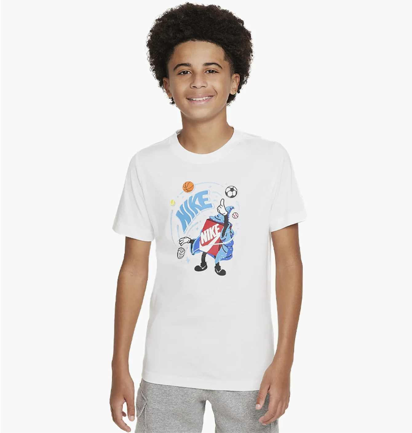 Футболка дитяча Nike K Nsw Tee Boxy 1 White FN9614-100