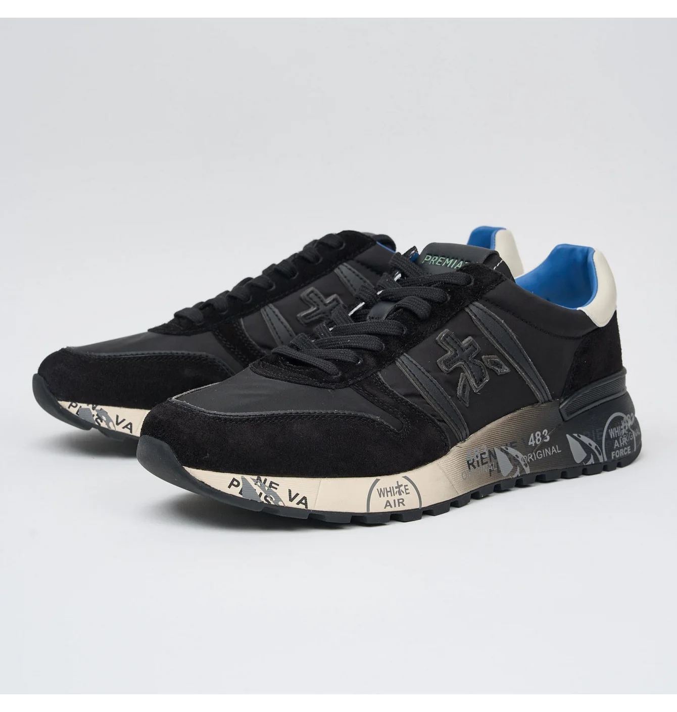 Кросівки чоловічі Premiata MenS Sneaker Lander Black LANDER-7079