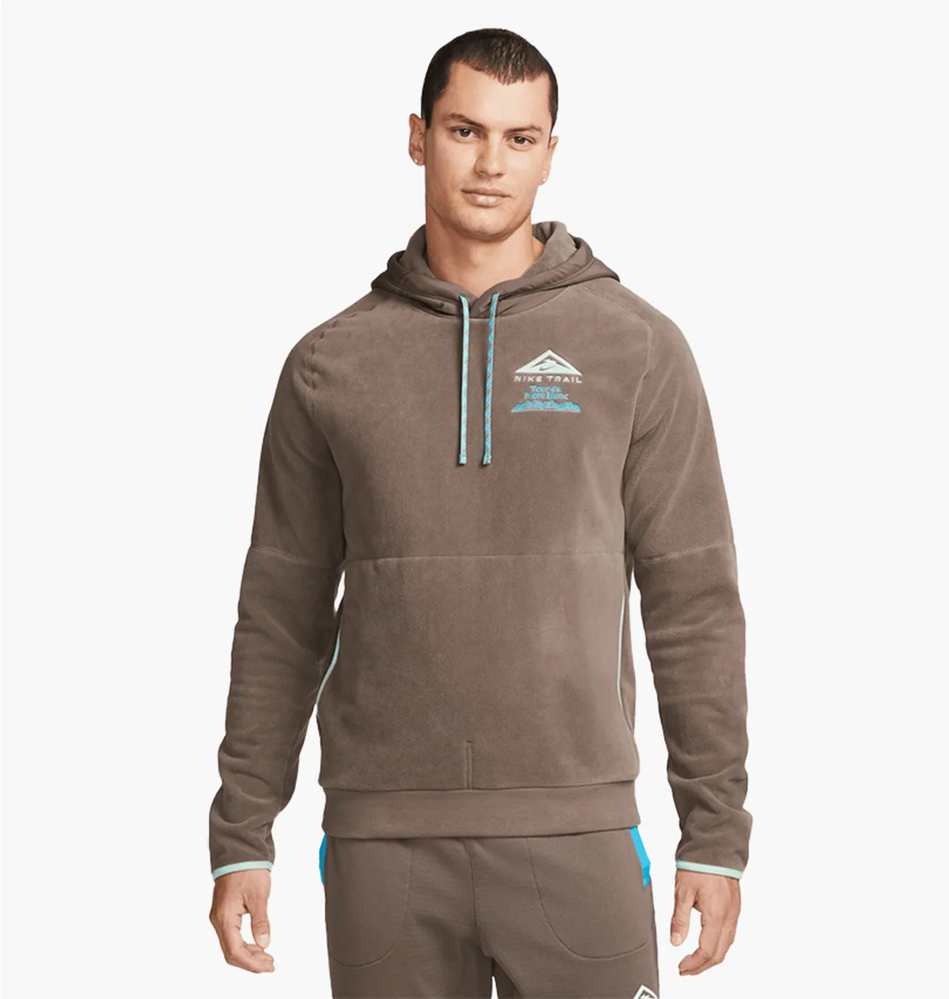 Худі чоловіче Nike Trail Mount Blanc Brown Dr2582-004