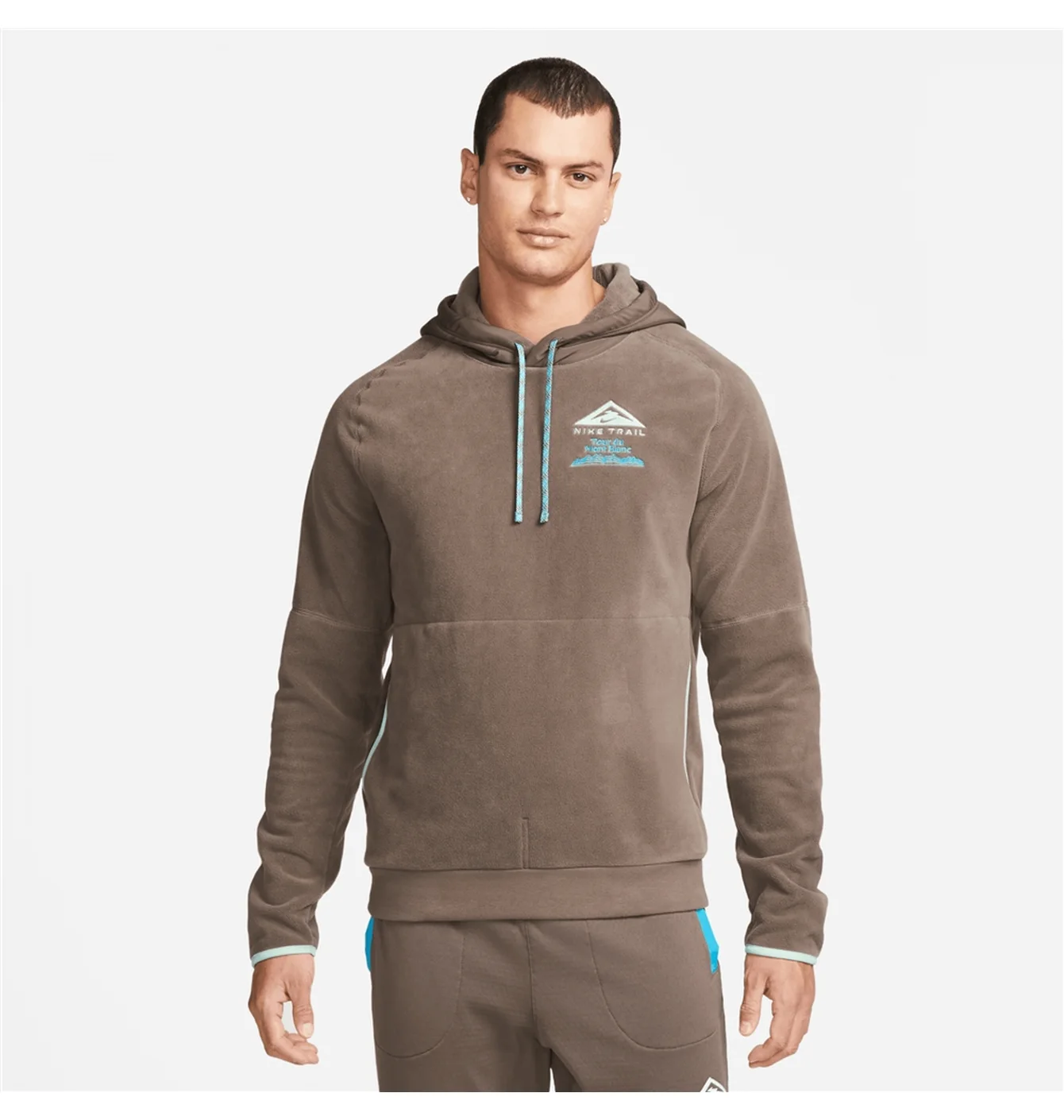 Худі чоловіче Nike Trail Mount Blanc Brown Dr2582-004