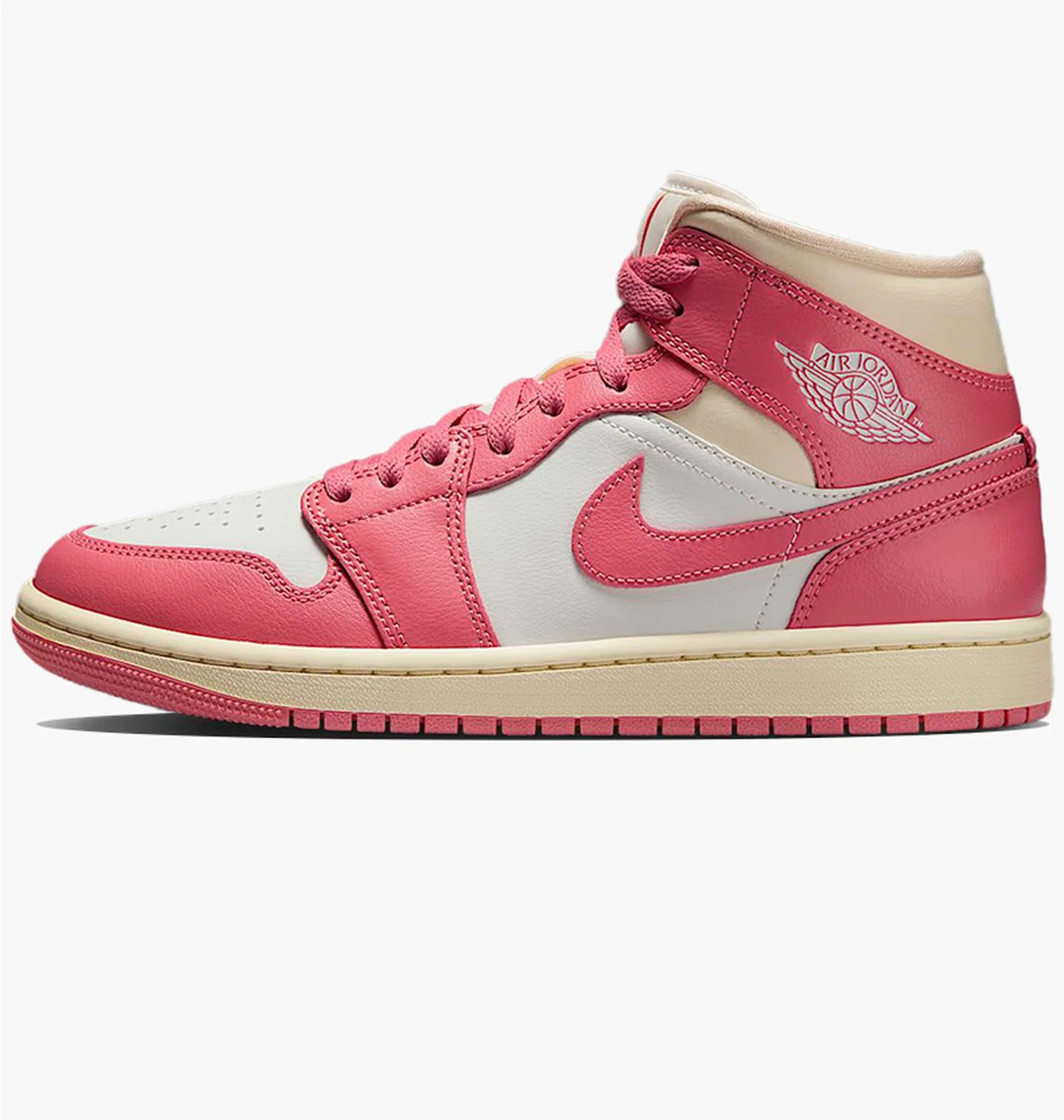 Кросівки жіночі Air Jordan W 1 Mid Pink/White BQ6472-109
