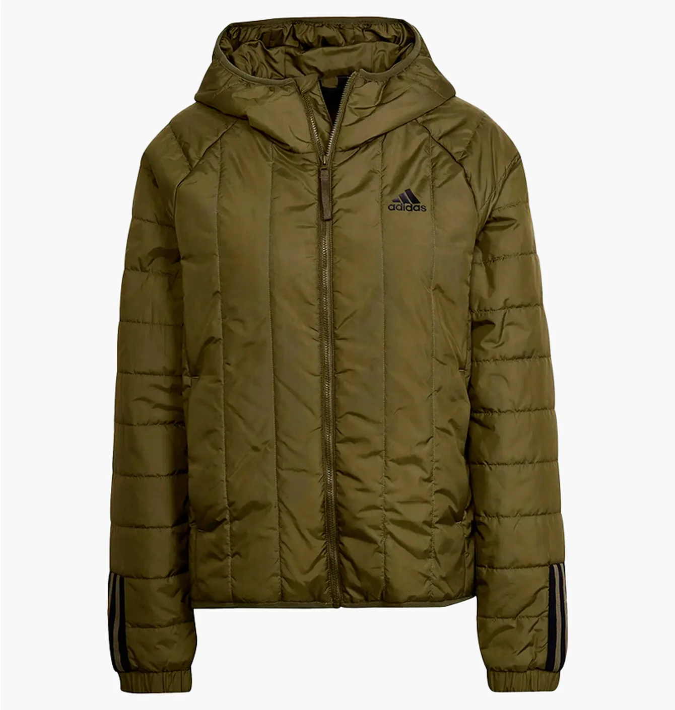 Пуховик жіночий Adidas W Itavic 3-Stripes Light Olive H65757