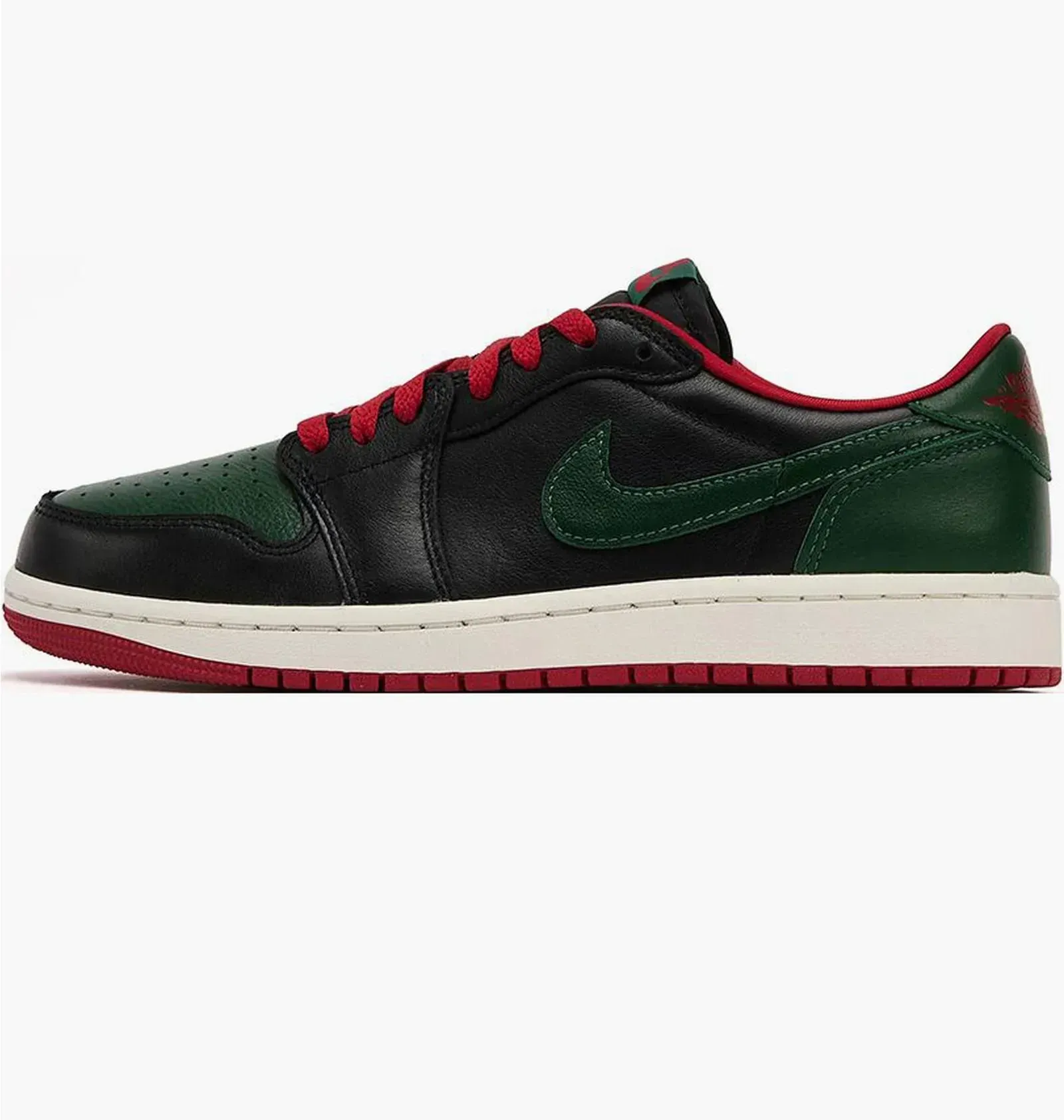 Кросівки жіночі Jordan 1 Retro Low Og Black/Green (CZ0775-036)