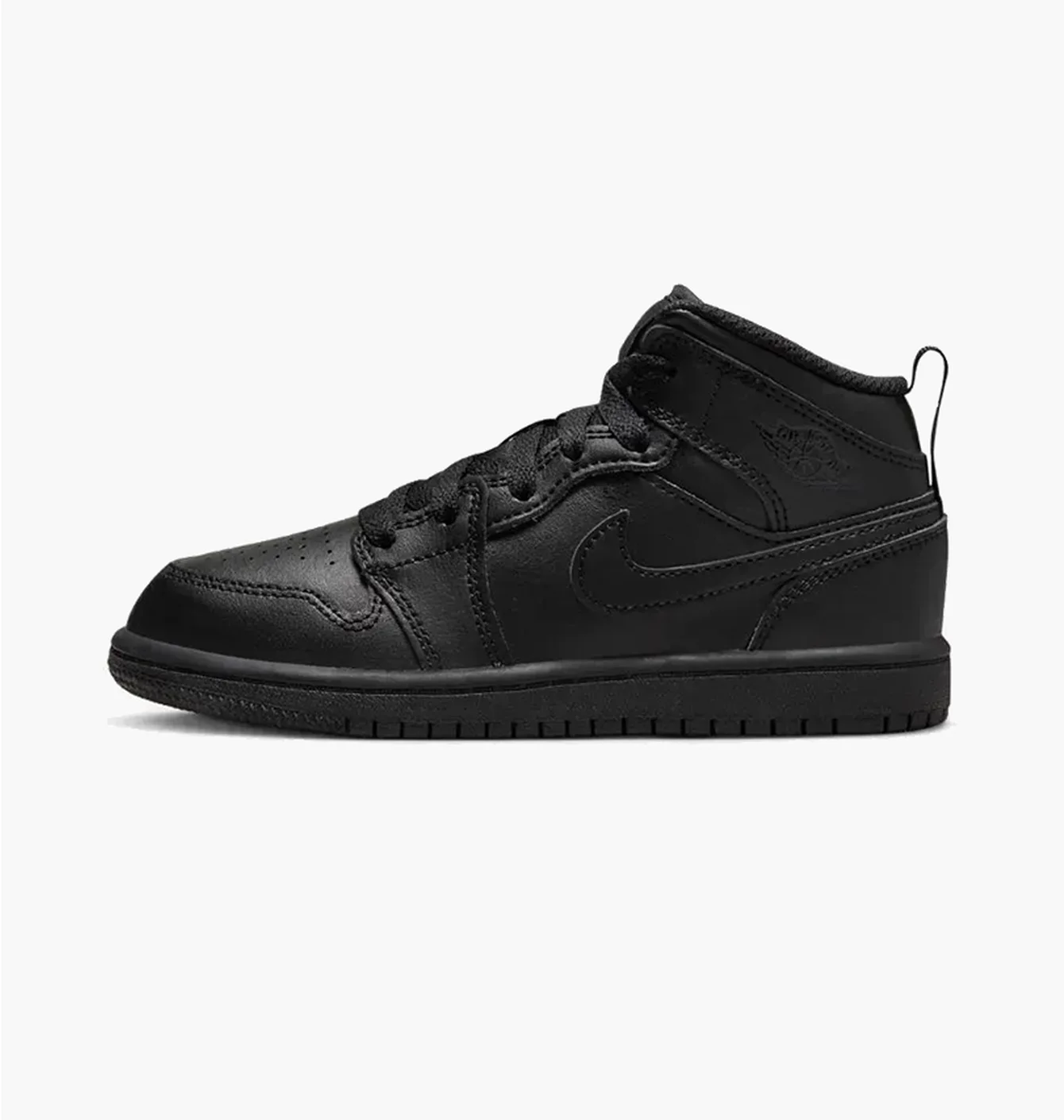Кросівки дитячі Air Jordan 1 Mid (Ps) Black 640734-093
