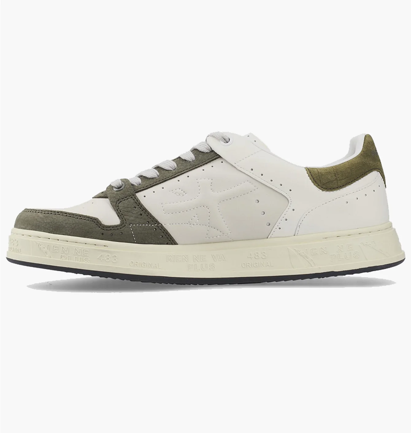 Кросівки чоловічі Premiata Quinn Var.7098 Beige/Olive QUINN-7637