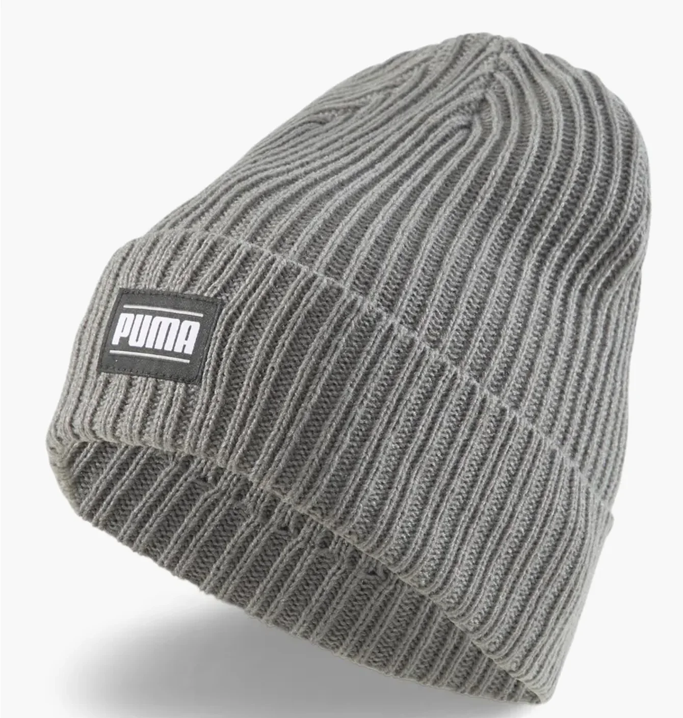 Шапка унісекс Puma Ribbed Classic Cuff Beanie Grey 024038-03