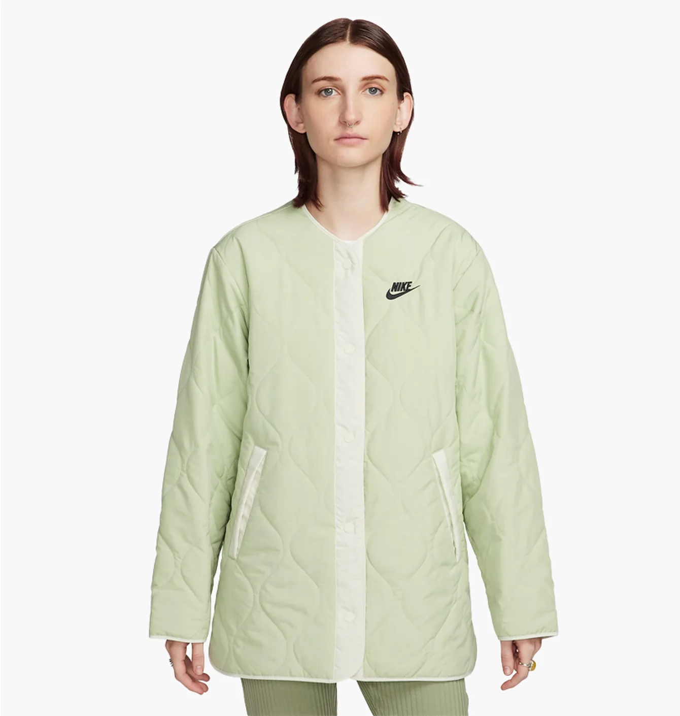 Куртка жіноча Nike Sportswear Sports Utility Jacket Olive FD4239-343