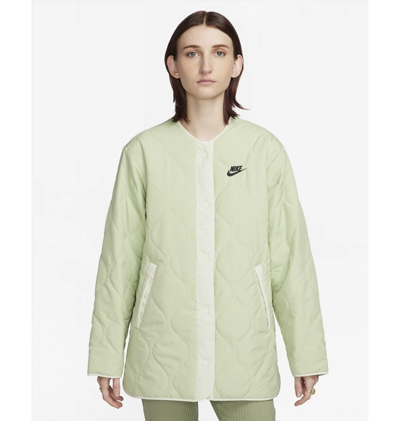 Куртка жіноча Nike Sportswear Sports Utility Jacket Olive FD4239-343