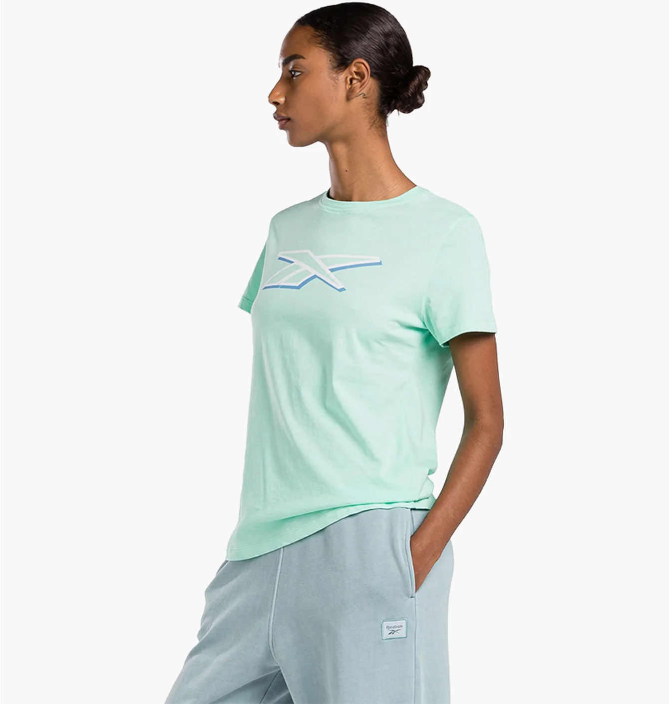Футболка жіноча Reebok Vector Graphic T-Shirt Turquoise 100071094