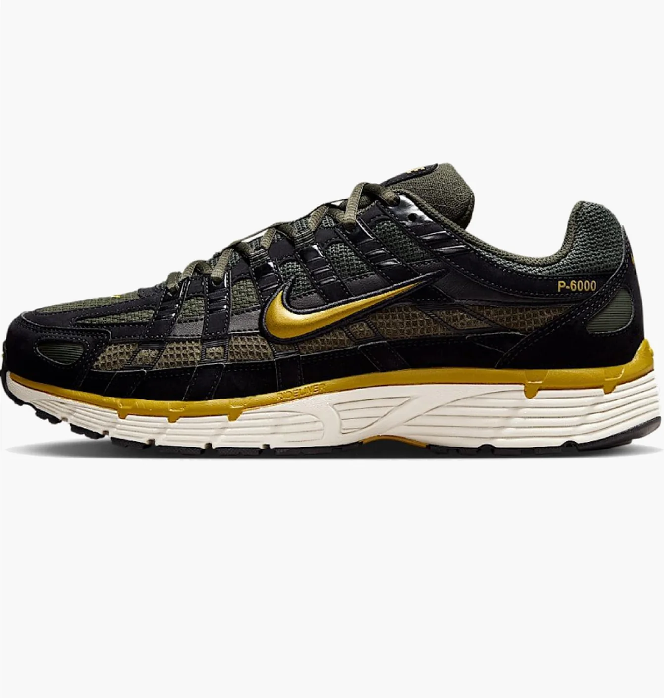 Кросівки чоловічі Nike P-6000 Se Black/Olive IB2986-003