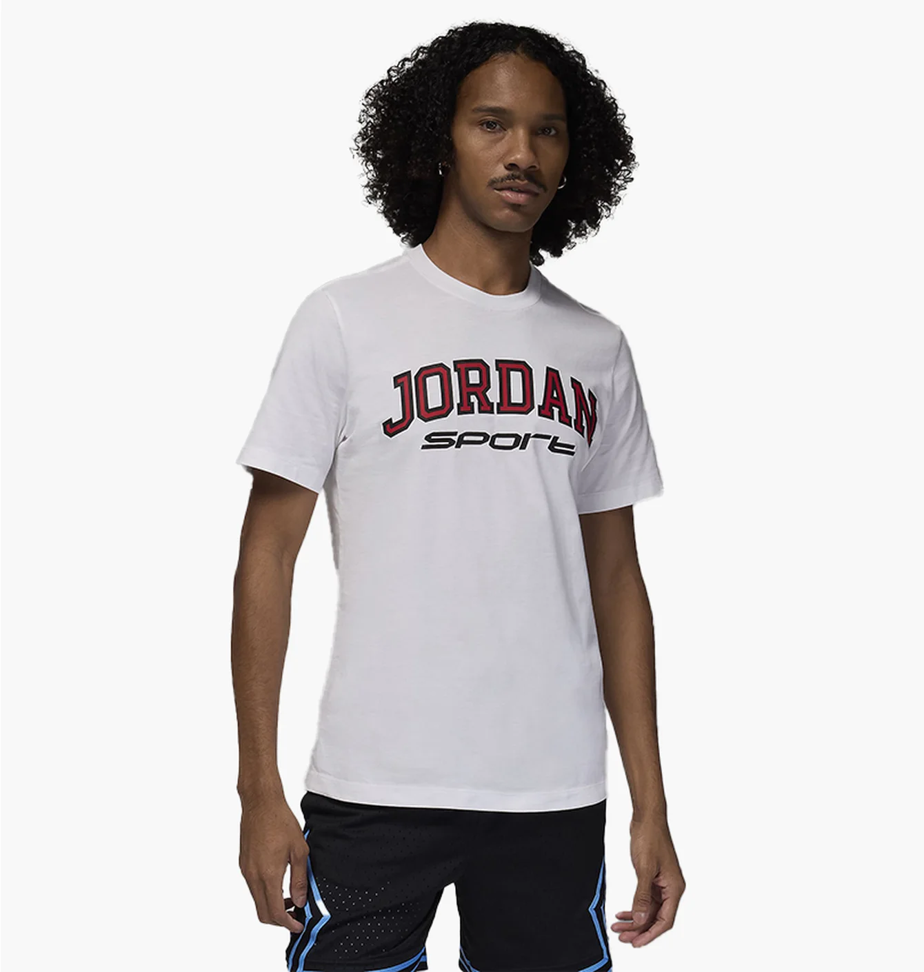 Футболка чоловіча Air Jordan Sport Dri-Fit T-Shirt White FZ1985-100