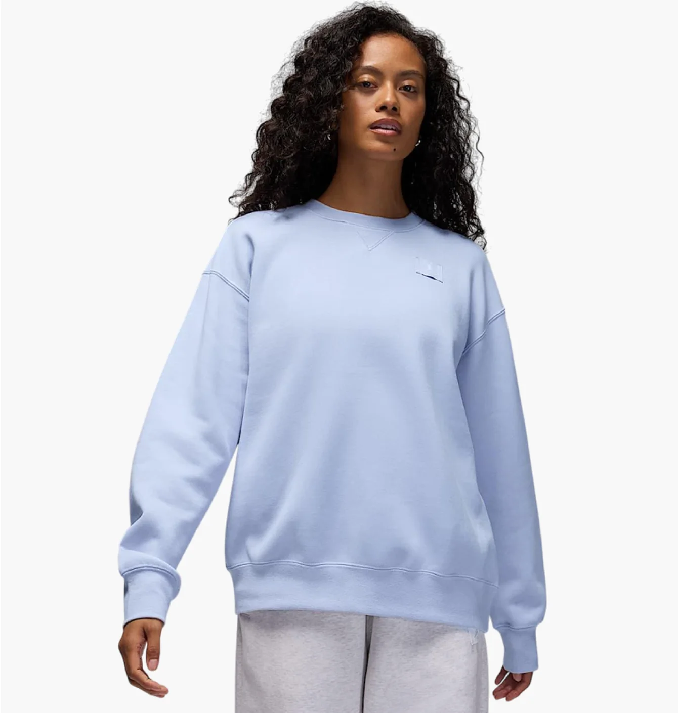 Світшот жіночий Air Jordan Flight Fleece Light Blue FV7053-057