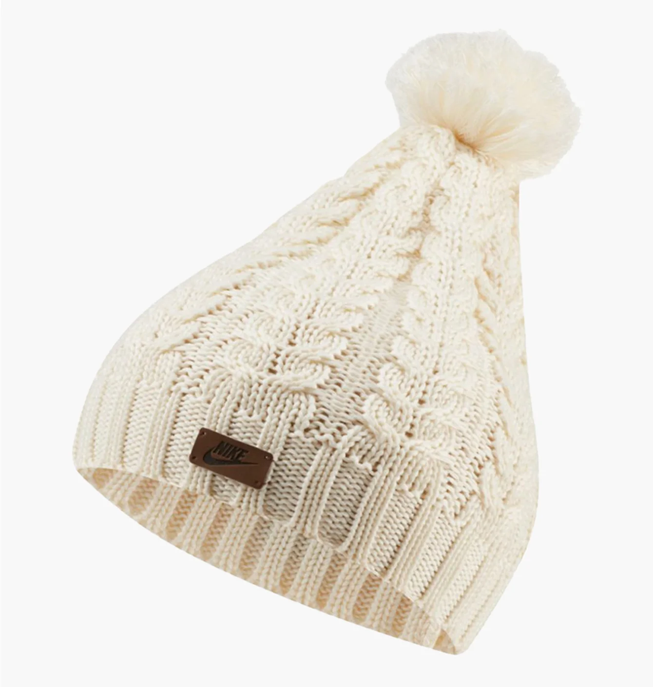 Шапка жіноча Nike W Nsw Knit Pom Beanie White CI3650-110