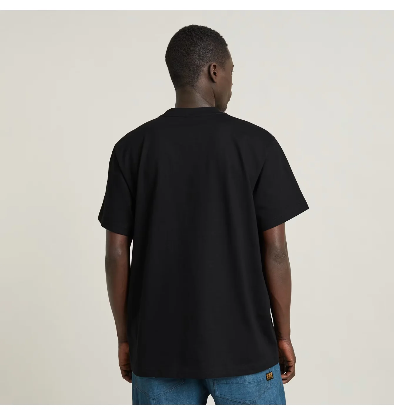 Футболка чоловіча G-Star Script Ts Dk Black D25682-C336