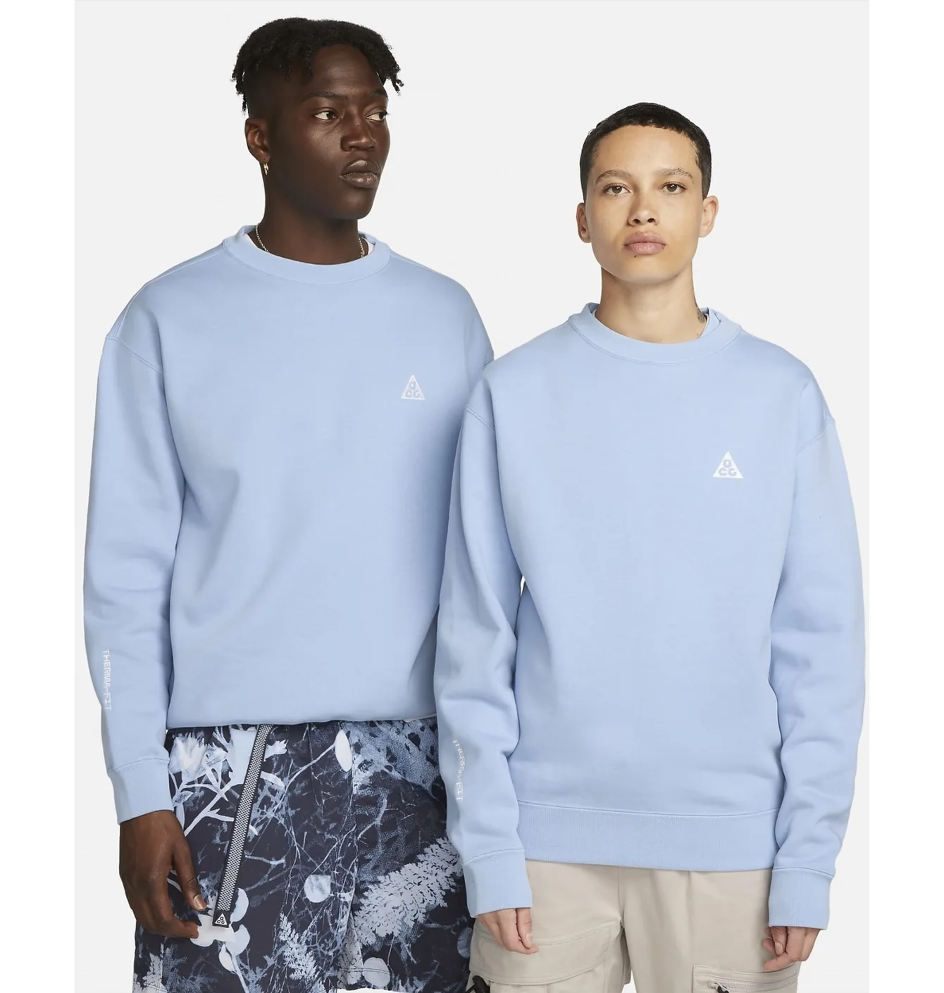 Світшот унісекс Nike Acg Therma-Fit Fleece Crew Light Blue DX9611-479